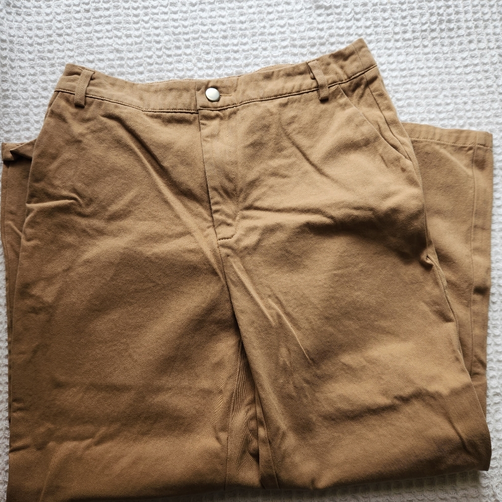 28in. W wide leg khakis